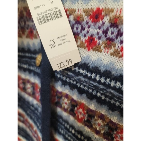 J.Crew Fair Isle Lady Jacket In Boiled Wool Blend, Grey Multi, M, Med NEW NWT - Picture 4 of 8